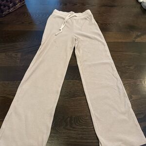 Gilly Hicks Cream Straight Leg Pants